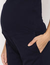 Maternity Night Suit Shorts Set- Navy Blue
