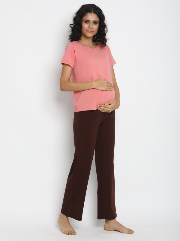 Wide-leg Maternity Pants