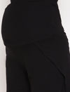 Maternity Double Layered Shorts- Black