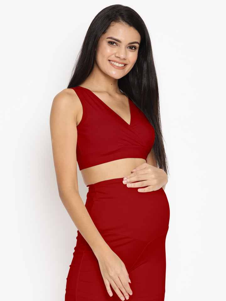 Maternity/Nursing Bra with Pocket