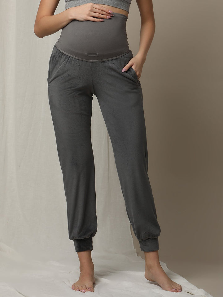 Maternity Winter Fleece Joggers