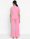 Pink Maternity Tee & Pajama Se