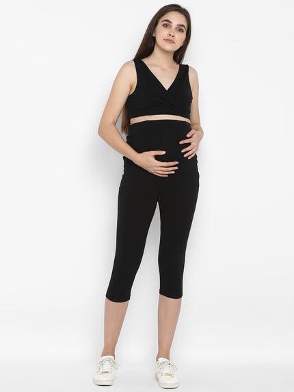 Maternity Over Belly Capri