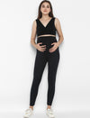 Maternity Over Belly Seamless Leggings
