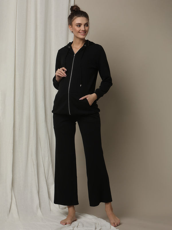 2pc. Maternity Pyjama + Hoodie Set