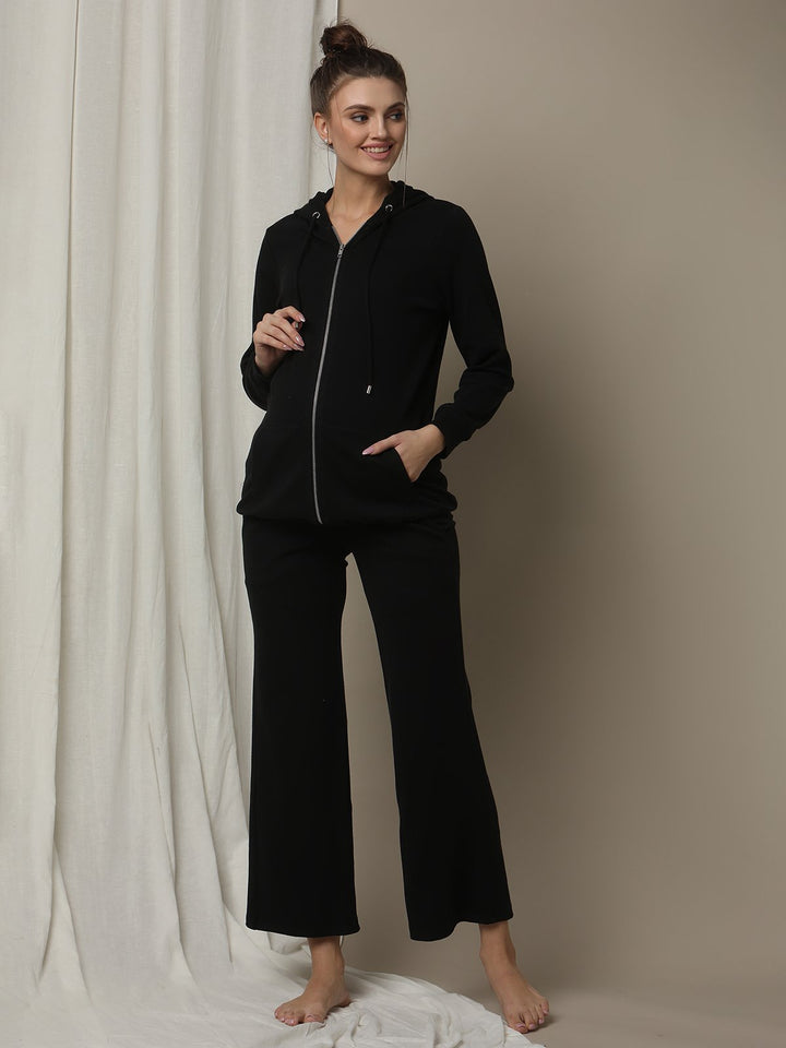 2pc. Maternity Pyjama + Hoodie Set