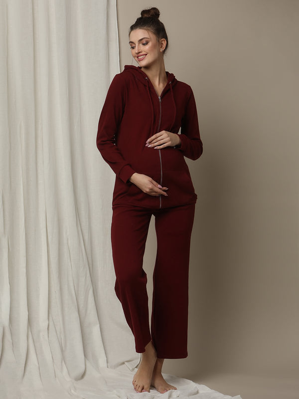 Maternity Rib-Knit Pajama