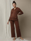 2pc. Maternity Lounge Set- Brown