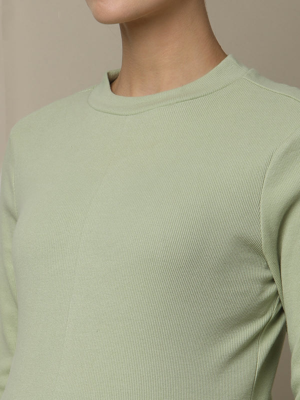 Maternity Rib Knit T-Shirt