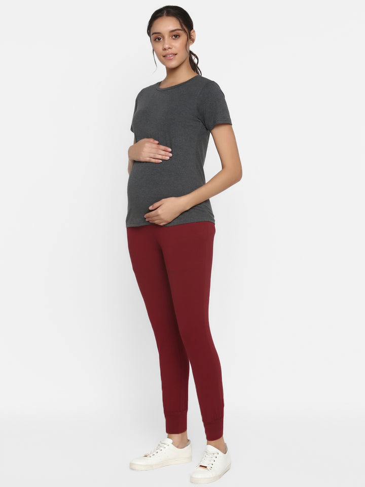 2pc. Maternity Jogger + T-shirt Set
