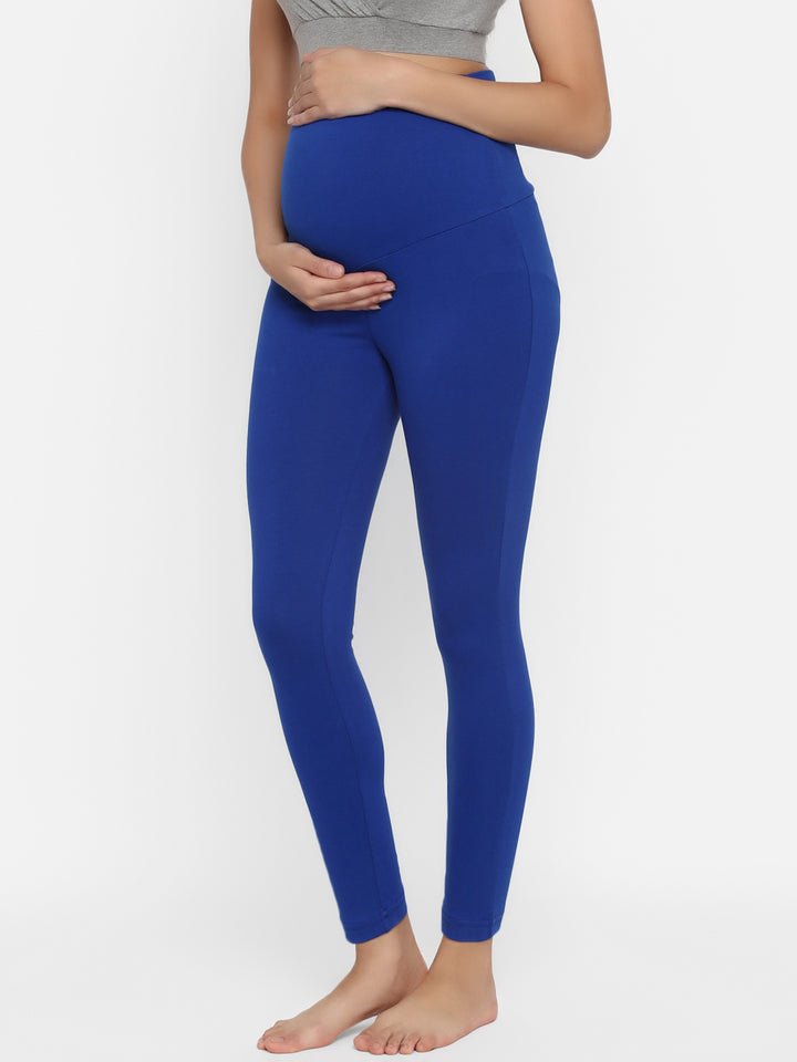 BLue Maternity Leggings