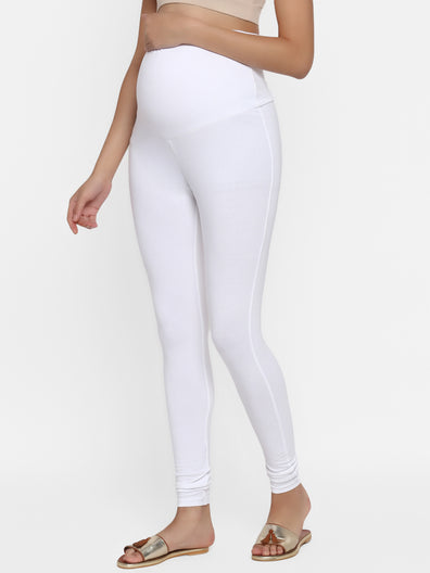 White Maternity Leggings