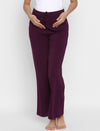Maroon Maternity Pants