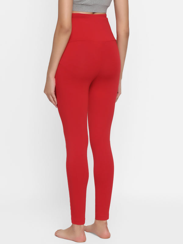 Red Maternity Leggings