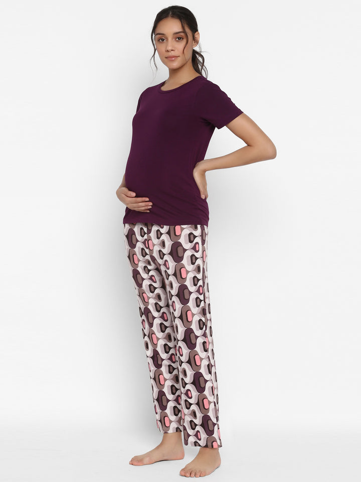 2pc. Maternity Pajama & T-shirt Set