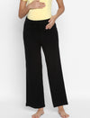 Maternity Stretch Cotton Pajama & T-Shirt Set- Yellow/Black