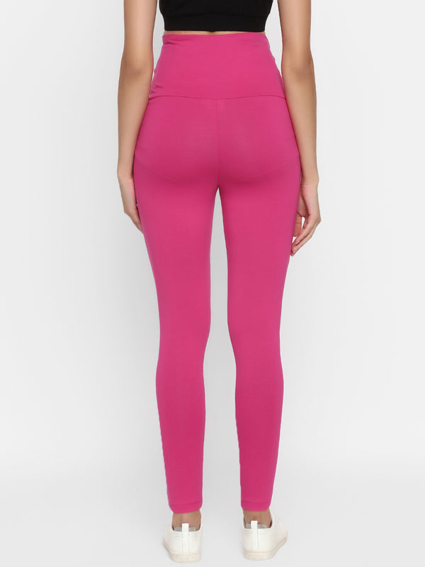 Pink Maternity Leggings