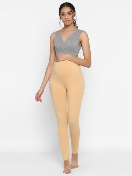 Yellow Maternity Leggings