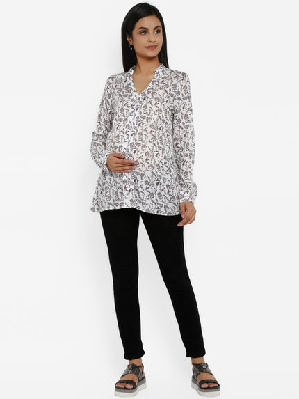 Maternity Popover Top
