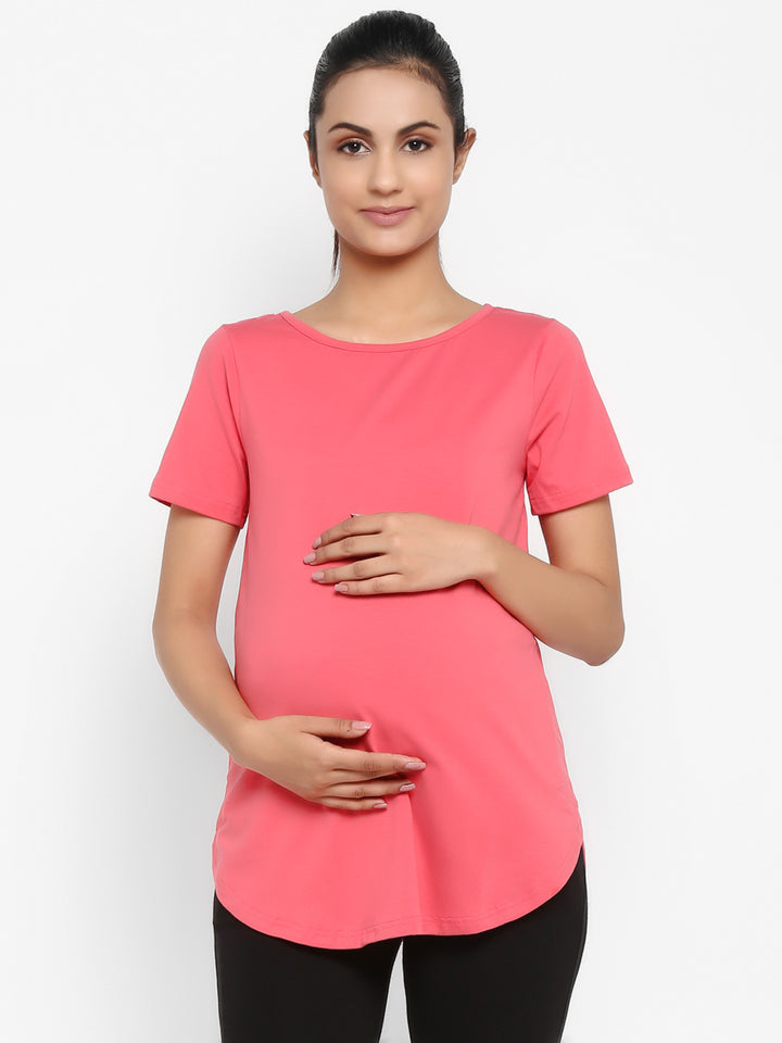 Maternity Half Sleeves T-Shirt