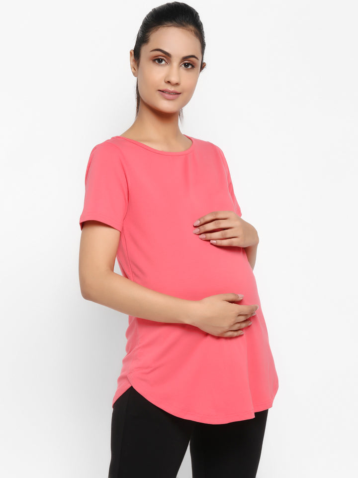Maternity Half Sleeves T-Shirt