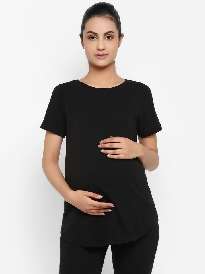 Maternity Half Sleeves T-Shirt