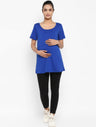 2pc. Maternity Overbelly Leggings + Feeding T-Shirt