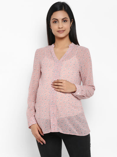 Maternity Popover Top