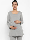 Maternity Full Sleeves Nursing T-Shirt