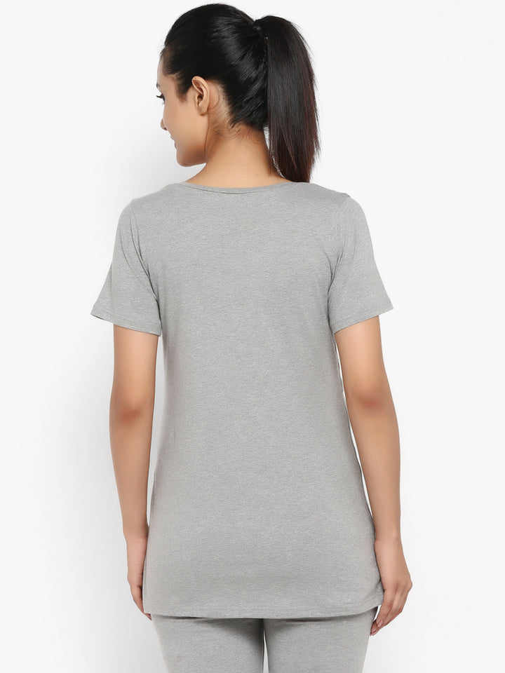 2pc. Maternity UnderBelly Leggings + Feeding T-Shirt