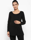 Maternity Full Sleeves Nursing T-Shirt