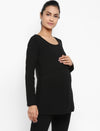 Maternity Full Sleeves Nursing T-Shirt