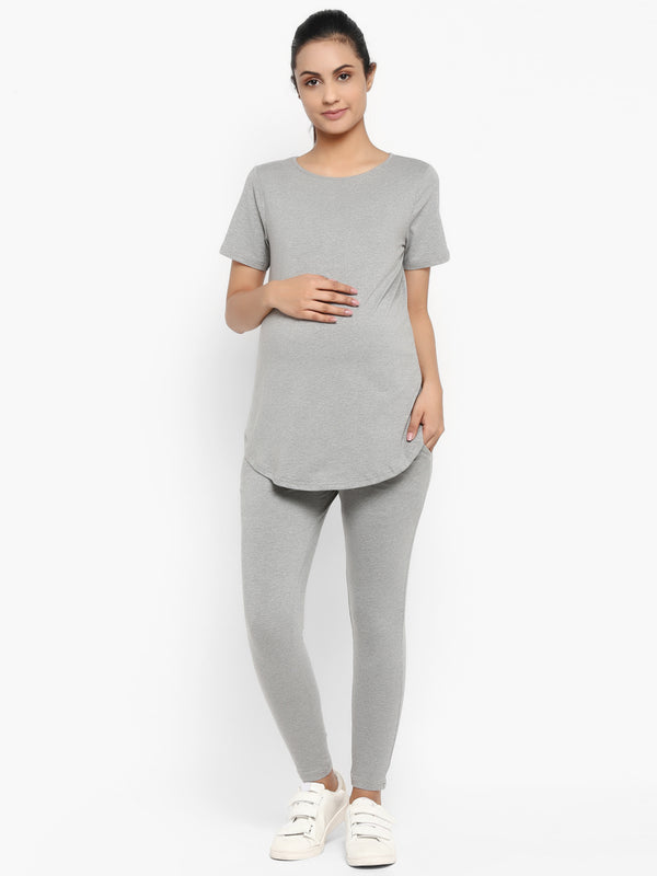 Maternity Half Sleeves T-Shirt