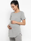 Maternity Half Sleeves T-Shirt
