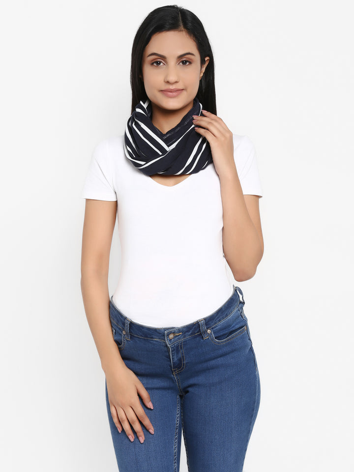 Striped Nursing scarf