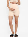 2pc. Set- Maternity Bra + Over Belly Shorts - Skin