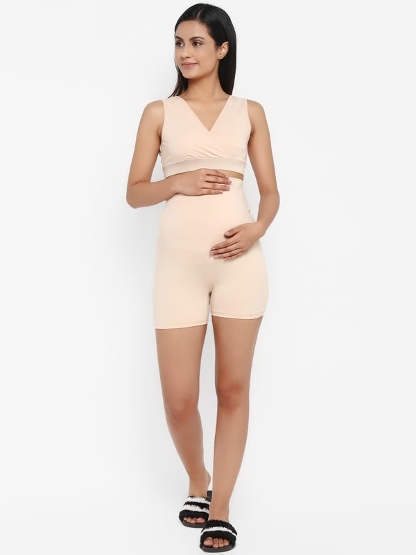 Maternity Over Belly Shorts