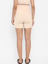 2pc. Set- Maternity Bra + Over Belly Shorts - Skin