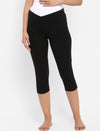 Maternity Crossover Capri