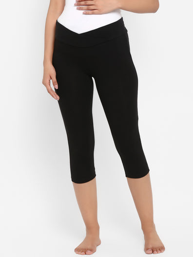Maternity Crossover Capri