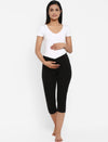 Maternity Crossover Capri