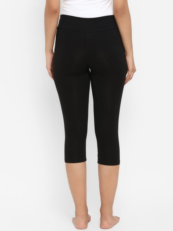 Maternity Crossover Capri