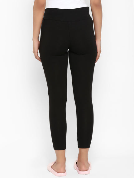 Maternity Under-Belly Leggings & T-Shirt Set- Peach