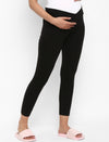 Maternity Under-Belly Leggings & T-Shirt Set- Peach