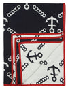 Baby Blanket Anchor Print with Pillow