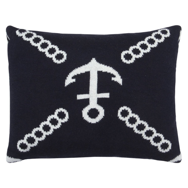 Baby Blanket Anchor Print with Pillow