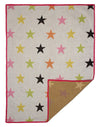 Baby Blanket with Pillow and Toy Multi-color Star Print