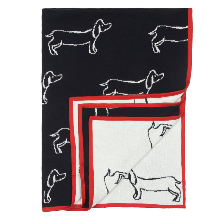 Baby Blanket with Pillow and Toy Dog Print
