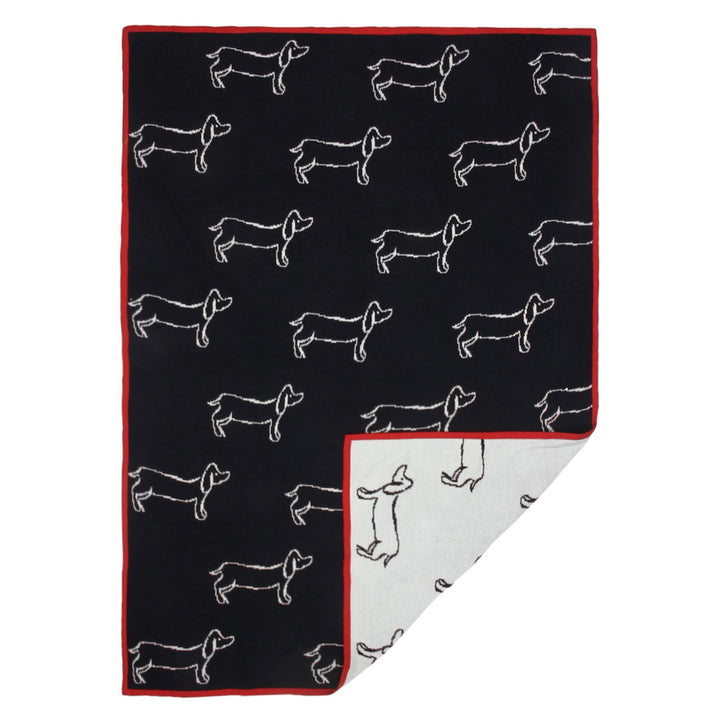 Baby Blanket with Pillow and Toy Dog Print