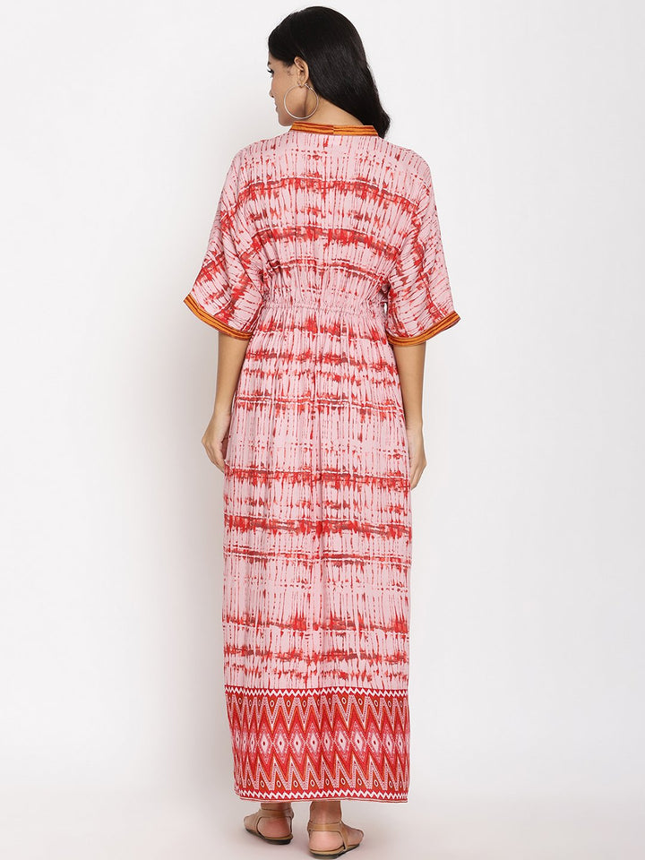 Tribal Print Maternity Kaftan